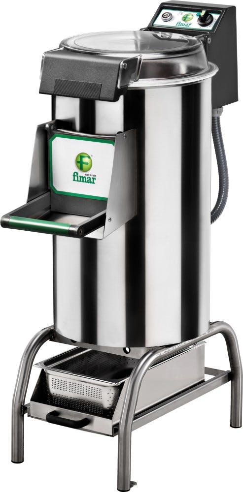 Fimar PPF25 Pelapatate con cavalletto kg 25 - trifase - inox