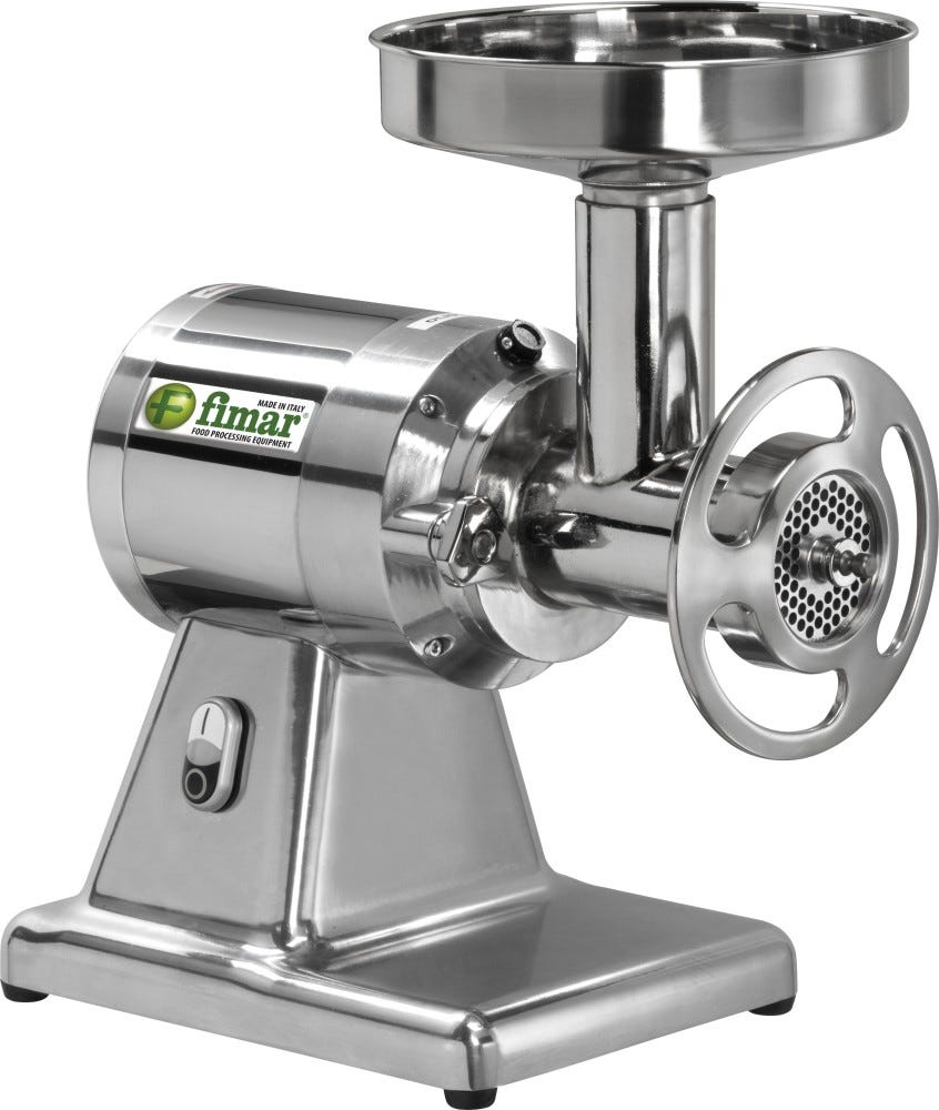 Fimar 22TE Tritacarne - bocca inserimento carne diam. mm. 52 - trifase - gruppo macinazione ghisa