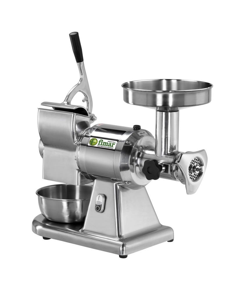 Fimar 12T Tritacarne grattugia - bocca inserimento carne diam. mm. 52 - monofase - gruppo macinazione inox