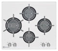 Electrolux PVF645UOB GAS ON GLASS VERTICALFLAME Piano cottura cm. 60 - cristallo bianco