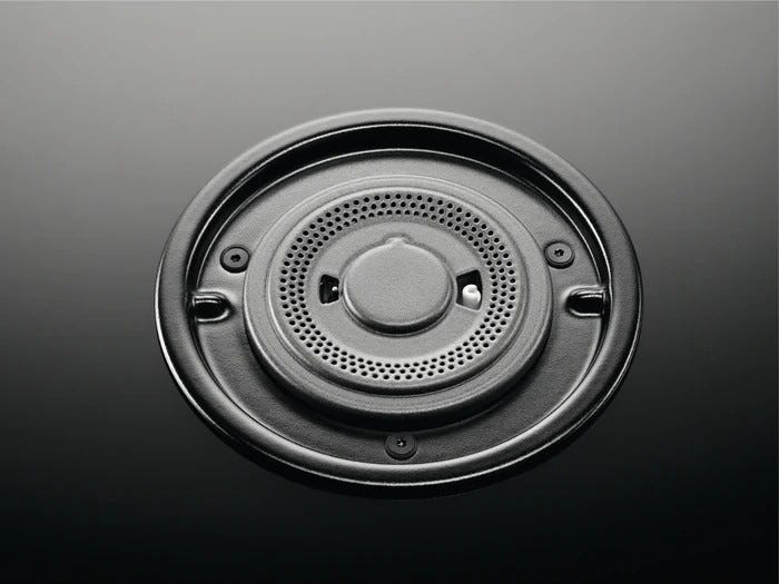 Electrolux PVF645UOB GAS ON GLASS VERTICALFLAME Piano cottura cm. 60 - cristallo bianco