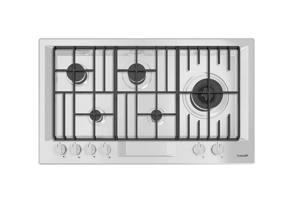 Foster 7206 032 Fl Piano cottura gas cm 87 - filotop - acciaio spazzolato