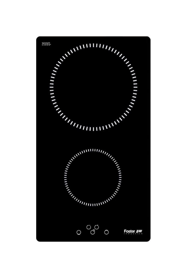 Foster 7322 300 S1000 Induction Piano induzione cm 30 - incasso bordo Q4/filotop - cristallo nero