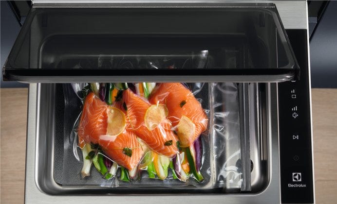 Electrolux KBV4X Cassetto per sottovuoto a campana - inox antimpronta - nero