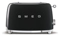 Smeg Selection TSF01BLEU 50's Style Tostapane 2x2 fette - nero lucido