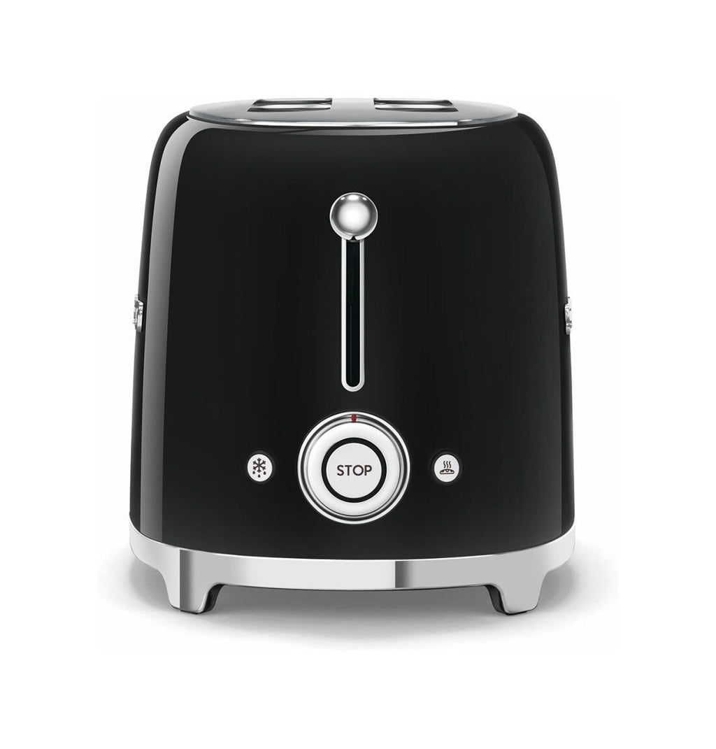 Smeg Selection TSF01BLEU 50's Style Tostapane 2x2 fette - nero lucido