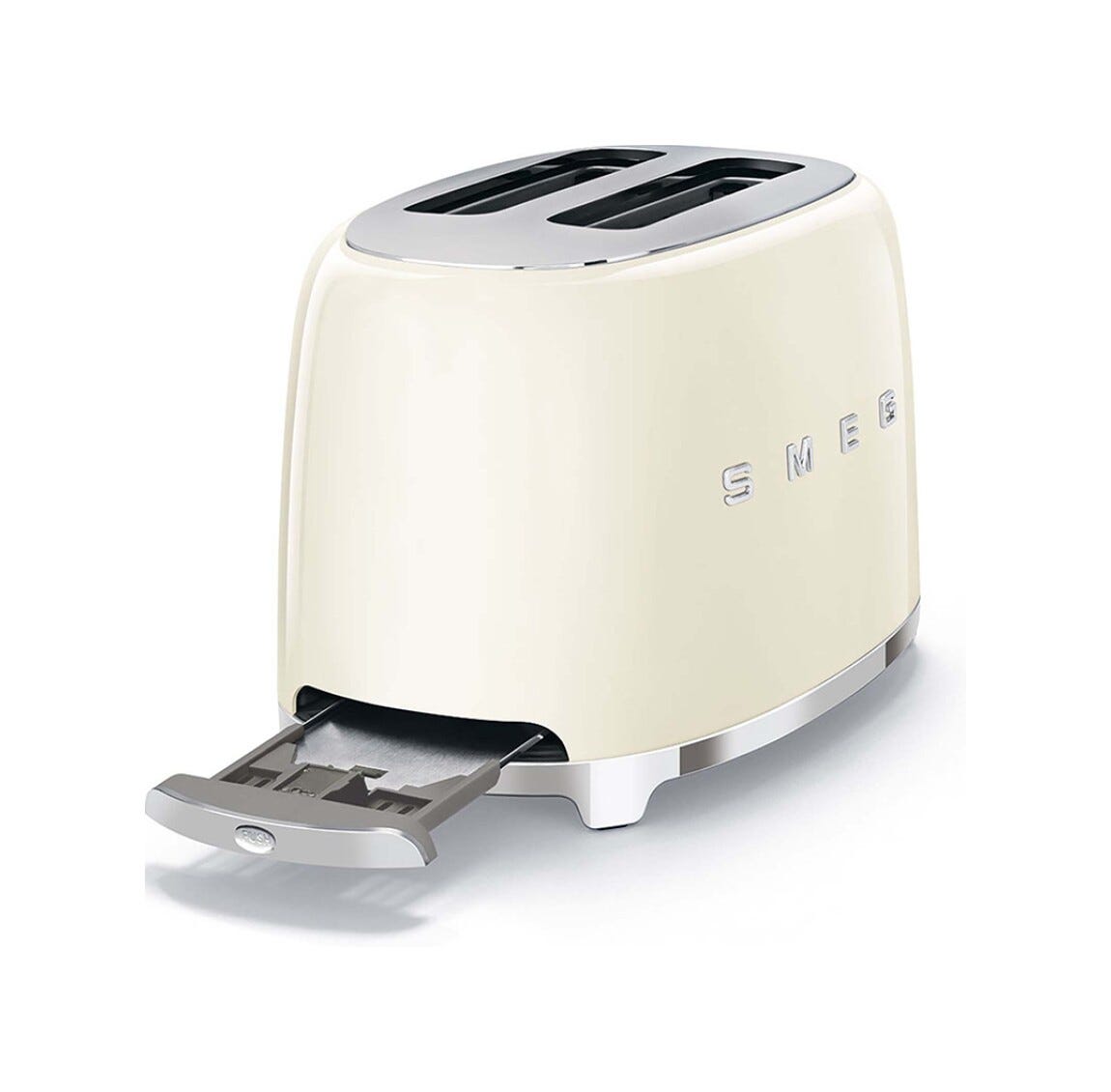 Smeg Selection TSF01CREU 50's Style Tostapane 2x2 fette - panna lucido