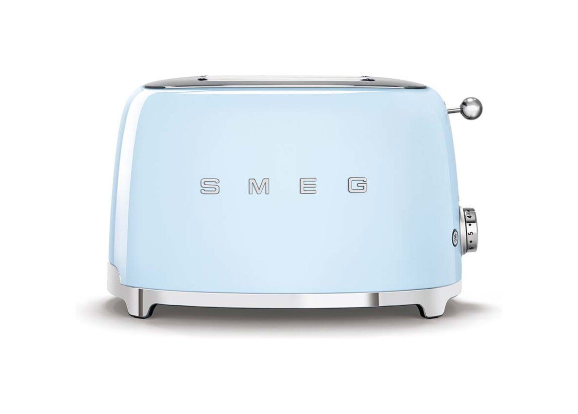Smeg Selection TSF01PBEU 50's Style Tostapane 2x2 fette - azzurro lucido