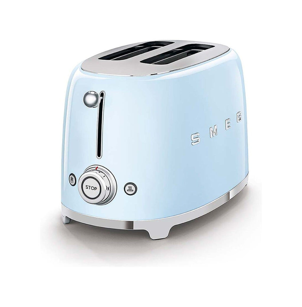 Smeg Selection TSF01PBEU 50's Style Tostapane 2x2 fette - azzurro lucido