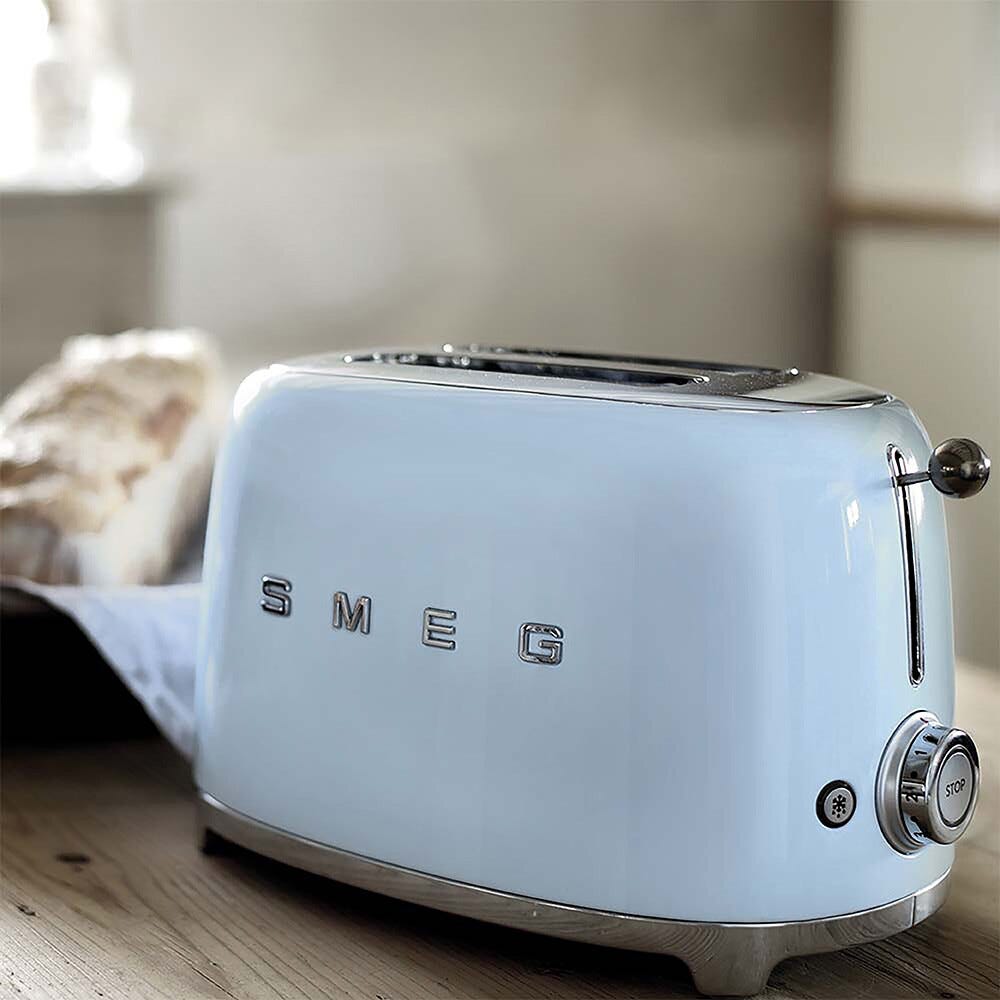 Smeg Selection TSF01PBEU 50's Style Tostapane 2x2 fette - azzurro lucido