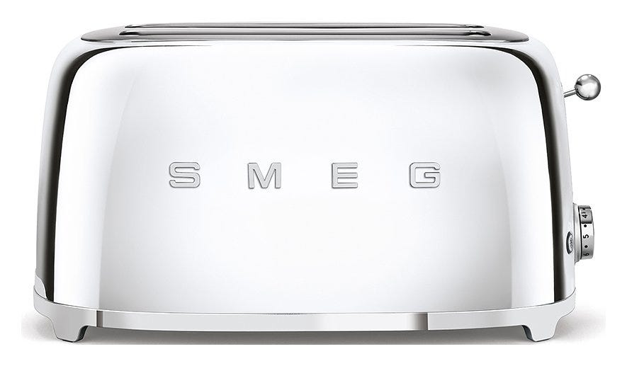 Smeg Selection TSF02SSEU ANNI 50 Tostapane 4 fette - cromo