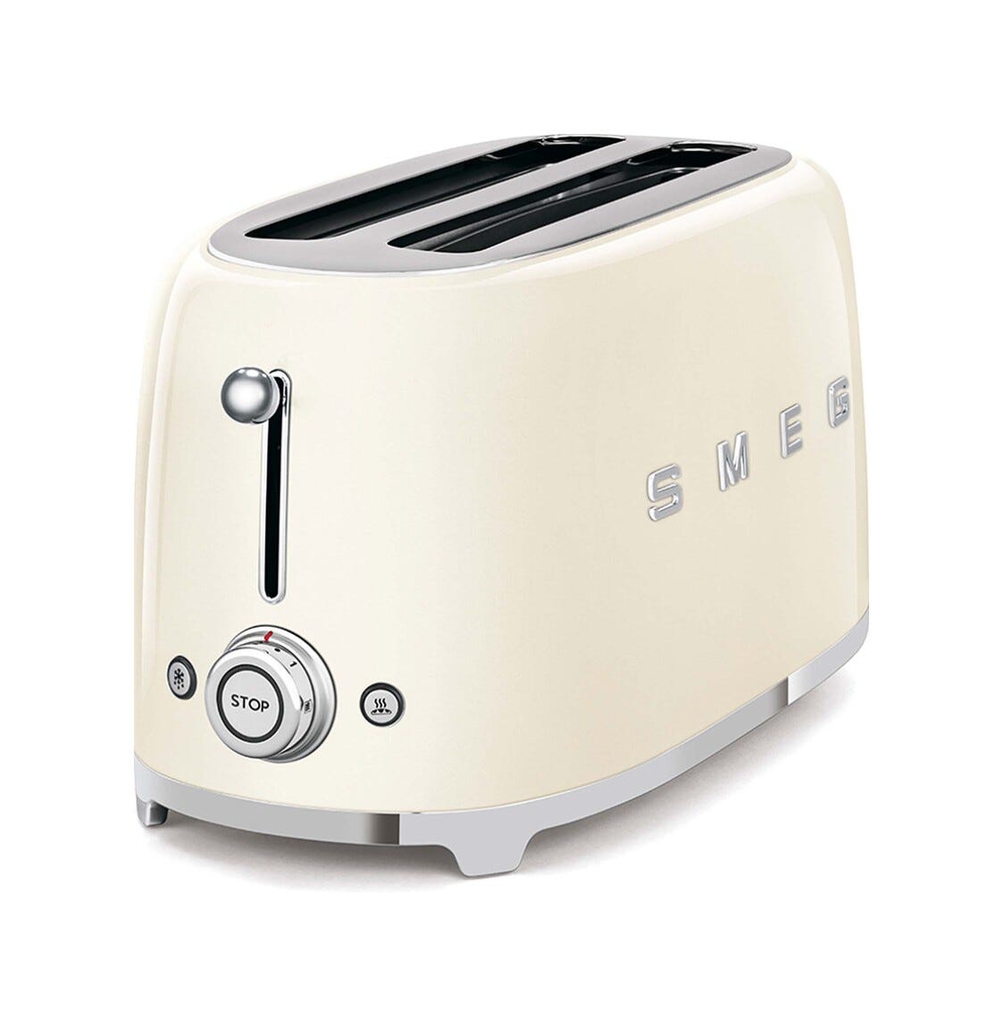 Smeg Selection TSF02CREU 50's Style Tostapane 2x4 fette - panna Lucido