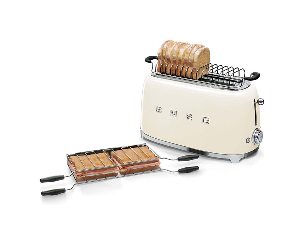 Smeg Selection TSF02CREU 50's Style Tostapane 2x4 fette - panna Lucido