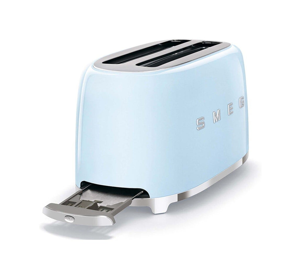 Smeg Selection TSF02PBEU 50's Style Tostapane 2x4 fette - azzurro Lucido