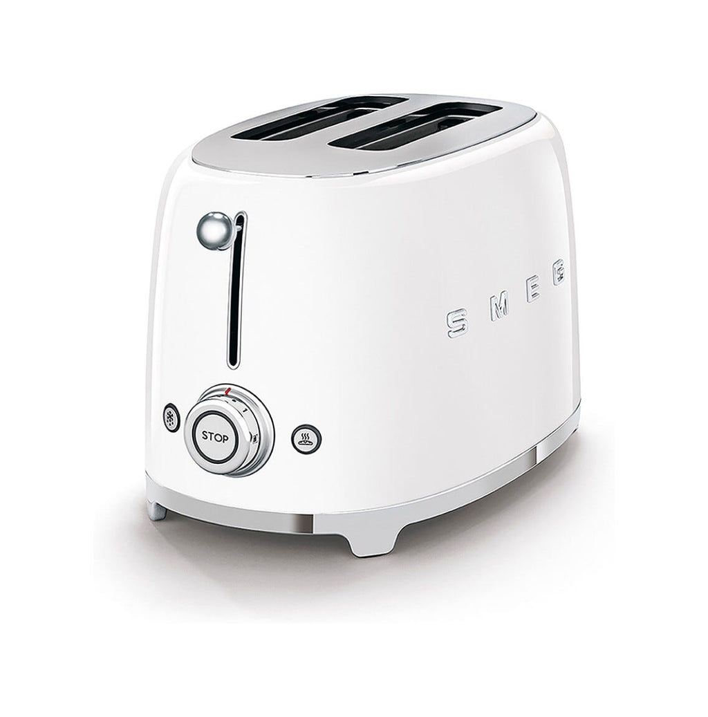 Smeg Selection TSF01WHEU 50's Style Tostapane 2x2 fette - bianco Lucido