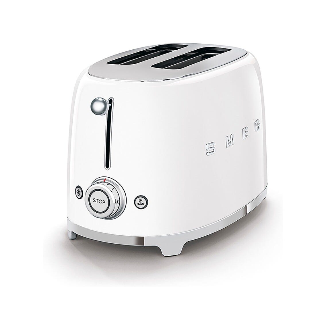 Smeg Selection TSF01WHEU 50's Style Tostapane 2x2 fette - bianco Lucido