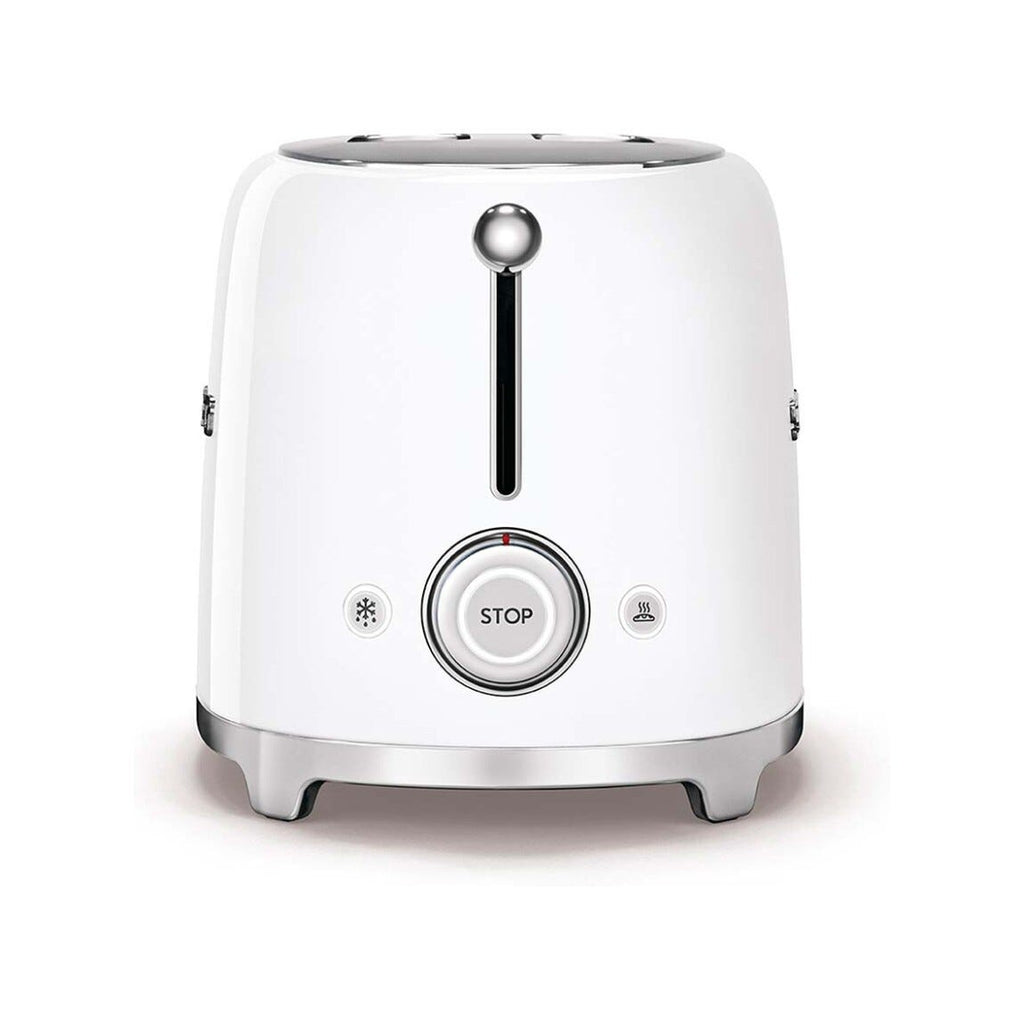 Smeg Selection TSF01WHEU 50's Style Tostapane 2x2 fette - bianco Lucido