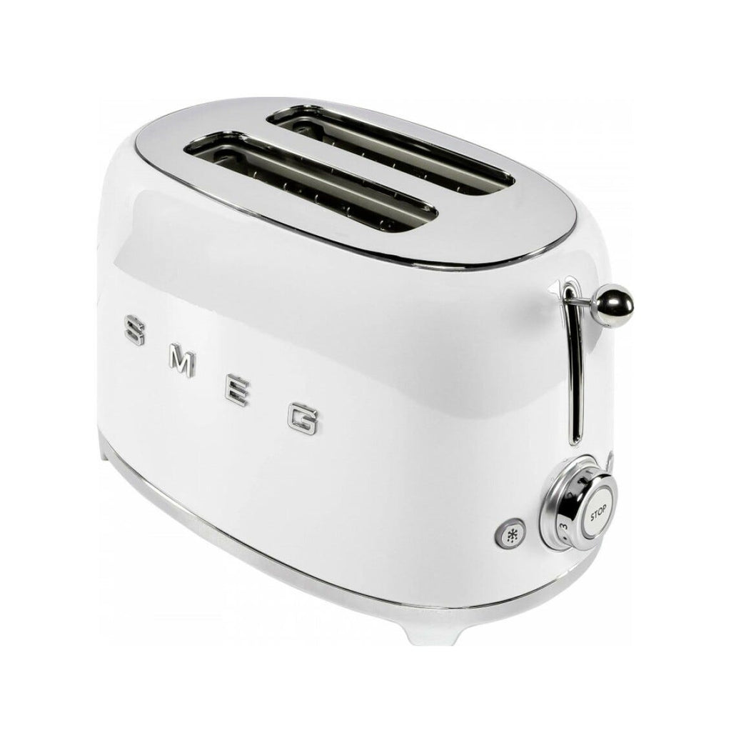 Smeg Selection TSF01WHEU 50's Style Tostapane 2x2 fette - bianco Lucido