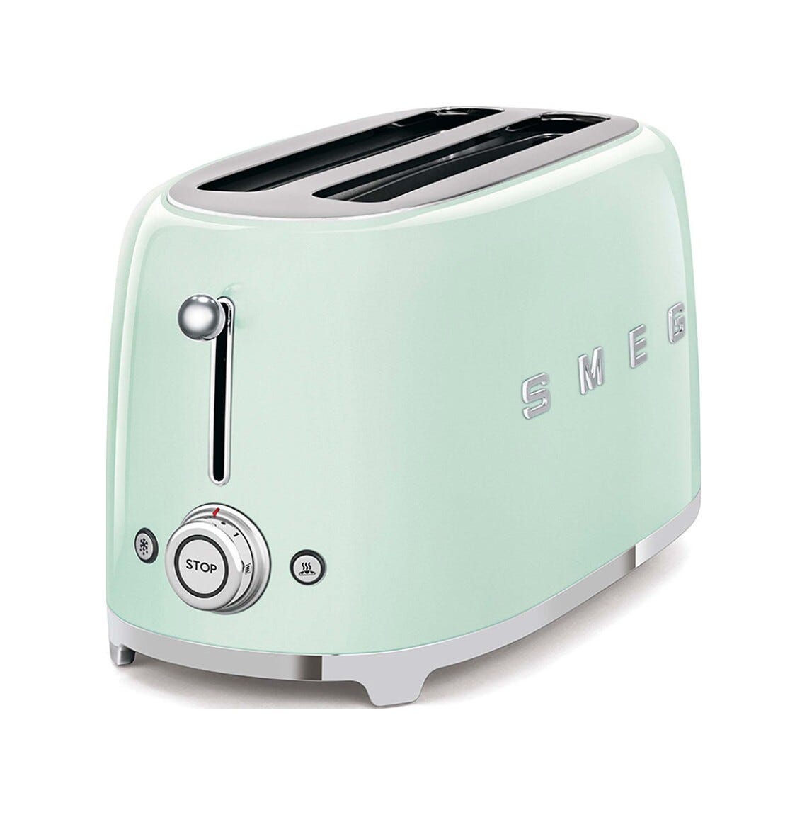Smeg Selection TSF02PGEU 50's Style Tostapane 2x4 fette - verde pastello Lucido