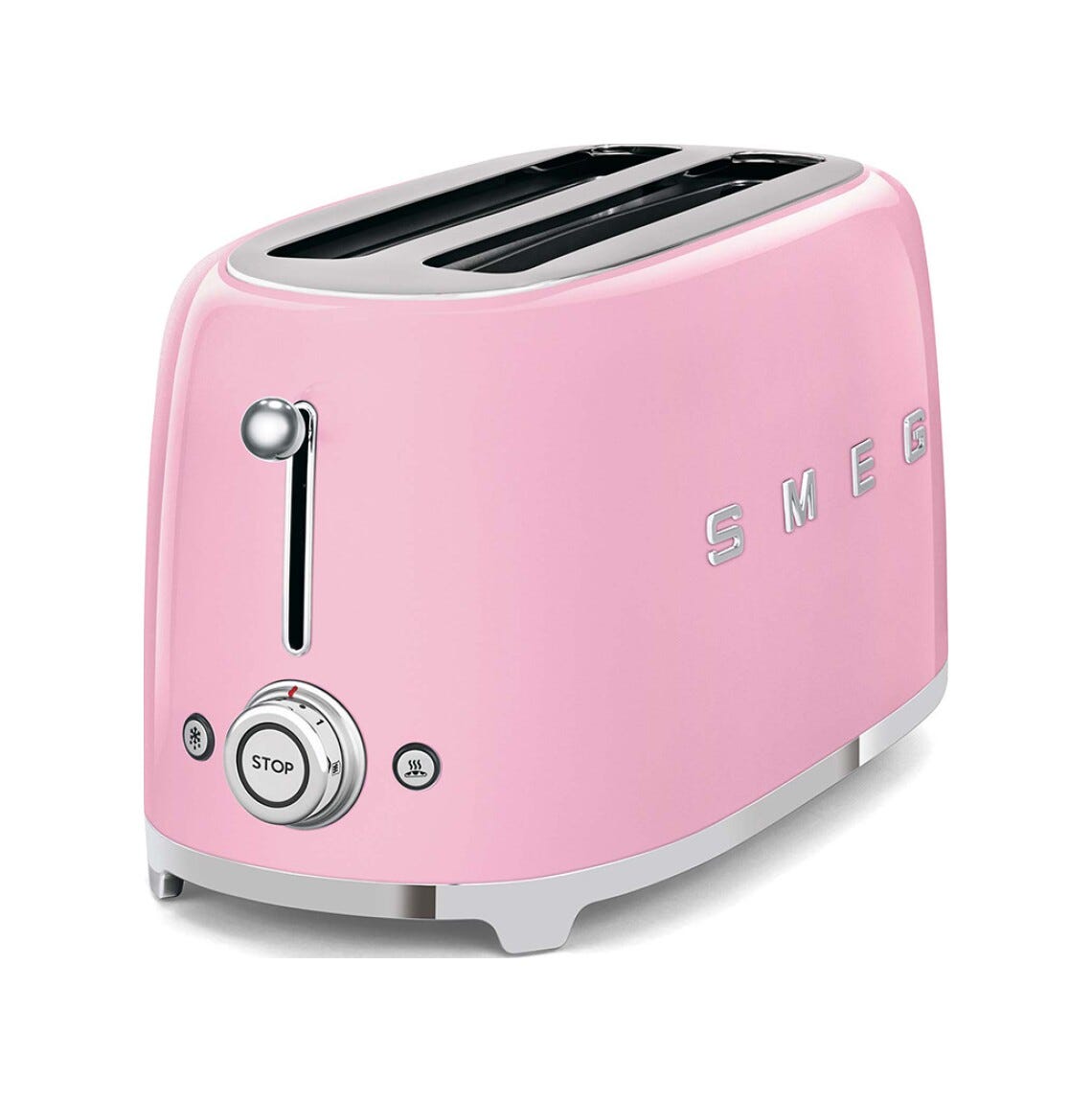 Smeg Selection TSF02PKEU 50's Style Tostapane 2x4 fette - rosa Lucido