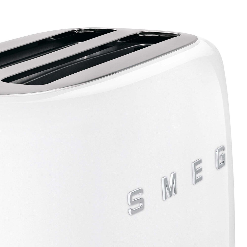 Smeg Selection TSF02WHEU 50's Style Tostapane 2x4 fette - bianco Lucido
