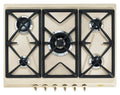 Smeg SRV876POGH COLONIALE Piano cottura cm. 70 - panna