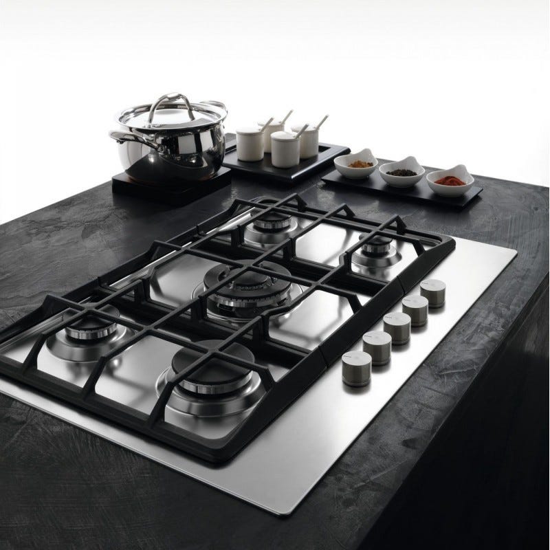 Franke FHNE 755 4G TC XS C Neptune 750 Piano cottura a gas cm. 75 - inox satinato