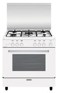 Glem A855GX ALPHA Cucina da accosto cm. 80 x 50 - bianco 5 fuochi - 1 forno a gas
