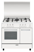 Glem AR965GX ALPHA Cucina da accosto cm. 90 x 60 - bianco 5 fuochi - 1 forno a gas - portabombola