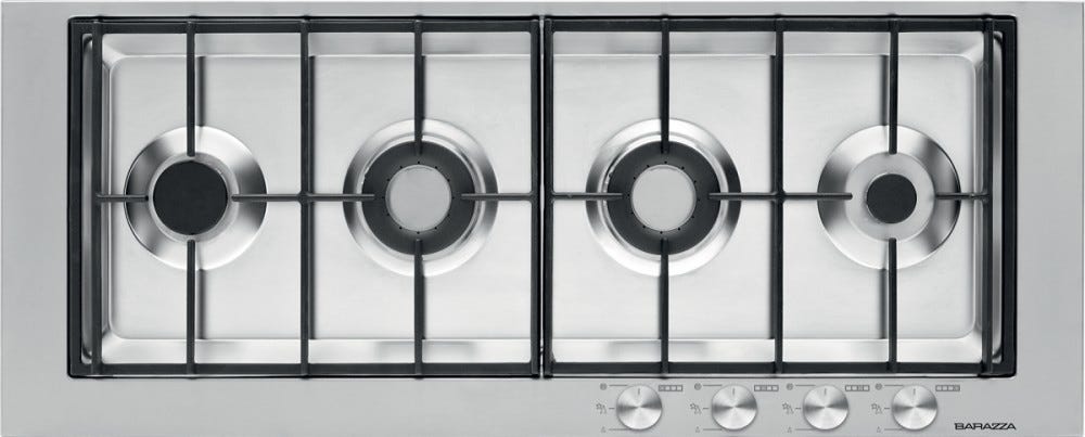 Barazza 1PBF104 B_FREE Piano cottura a gas - cm 100 - inox