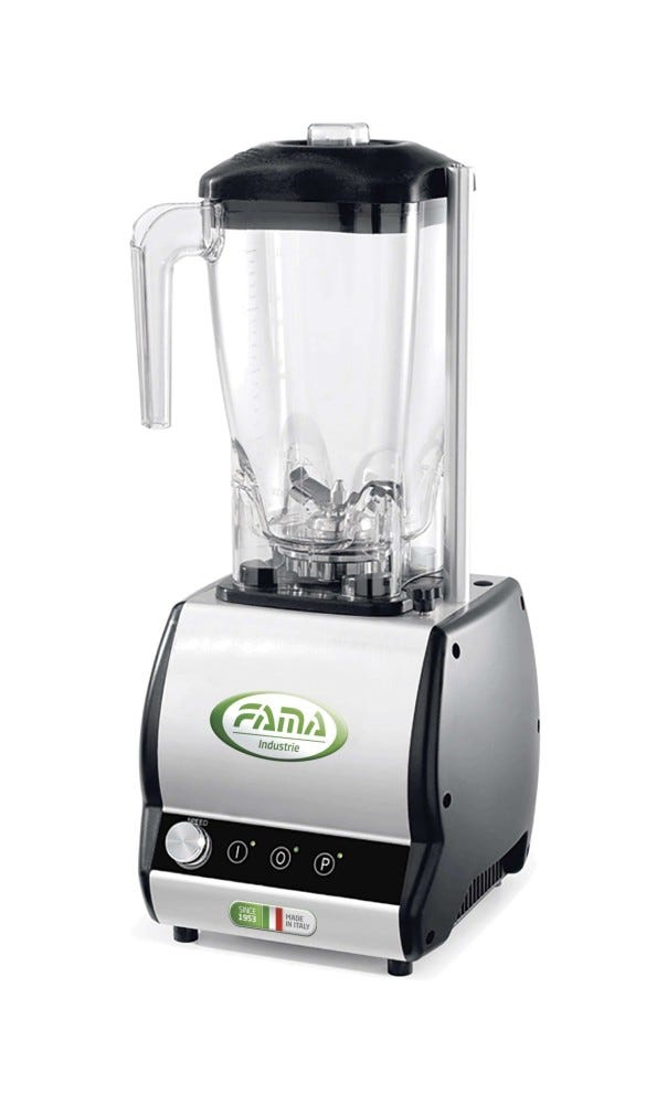 Fama MTQ Snack Bar Frullatore singolo con bicchiere in policarbonato - lt 2 con variatore velocità