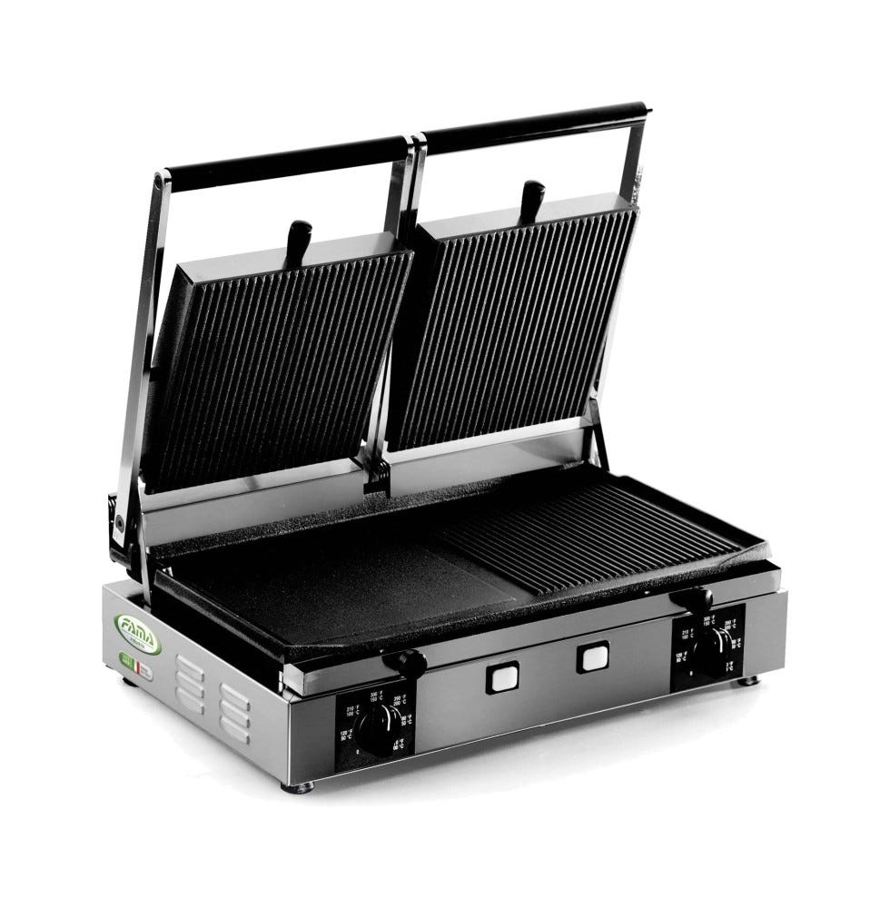 Fama PDR3000S Cottura Piastra ghisa doppia
