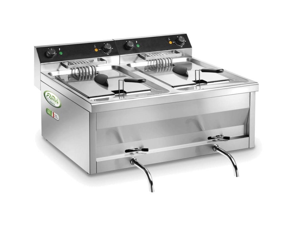 Fama MFR212R Cottura Friggitrice doppia CR - lt 12+12
