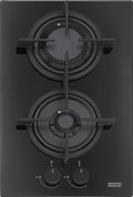 Franke FHCR 302 2G HE BK C CRYSTAL BLACK Piano cottura a gas cm. 31 - vetro nero