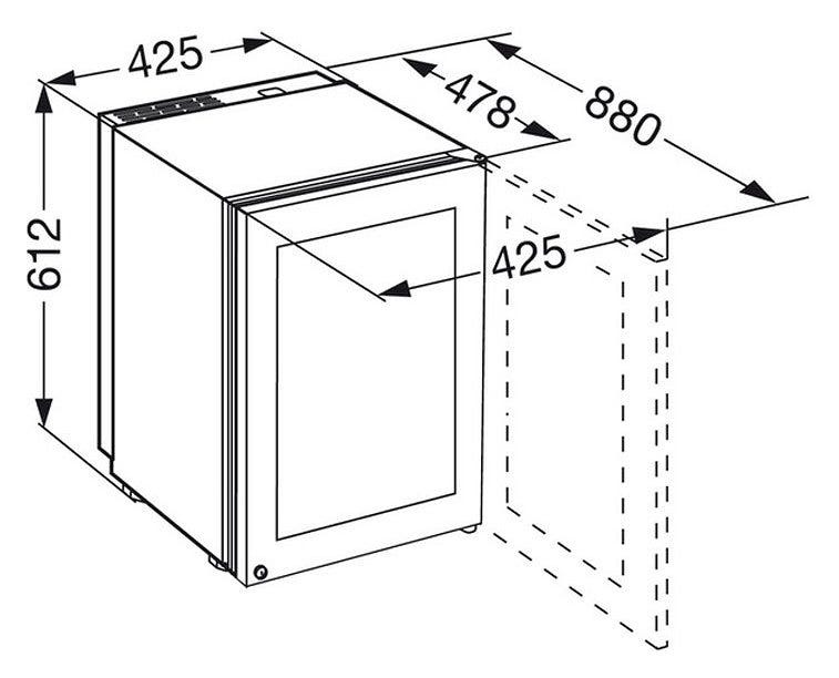 Liebherr ZKES 453 Humidor per sigari cm. 43 h 61 free-standing