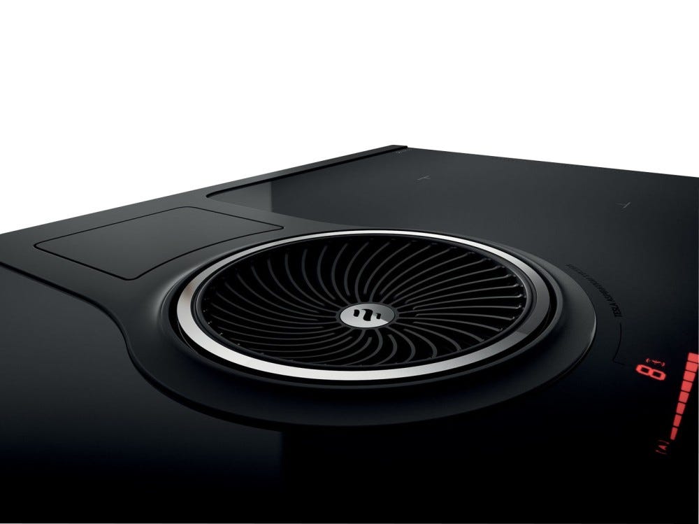 Elica NIKOLATESLA ONE HP BL/A/83 Piano cottura induzione con cappa aspirante integrata cm. 80 - vetroceramica nero
