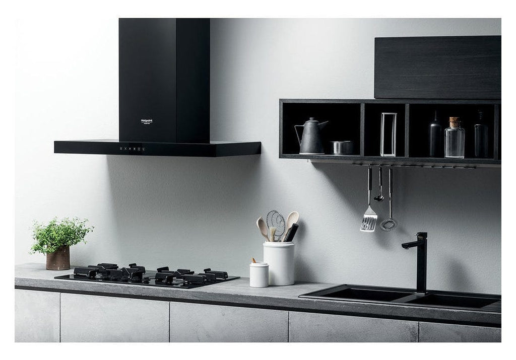 Hotpoint Ariston FTGHG 751 D/HA(BK) Piano cottura a gas cm. 75 - vetro nero