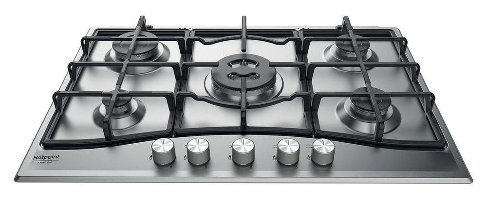 Hotpoint Ariston PCN 751 T/IX/HA Piano cottura a gas da incasso cm 75 - inox