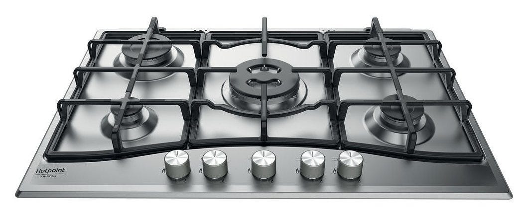Hotpoint Ariston PCN 751 T/IX/HA Piano cottura a gas da incasso cm 75 - inox