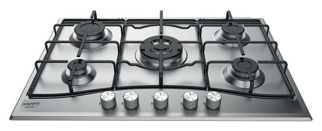 Hotpoint Ariston PCN 752 T/IX/HA Piano cottura a gas da incasso cm 75 - inox
