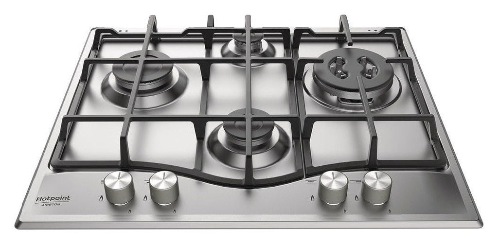 Hotpoint Ariston PCN 641 T/IX/HA Piano cottura a gas da incasso cm 60 - inox