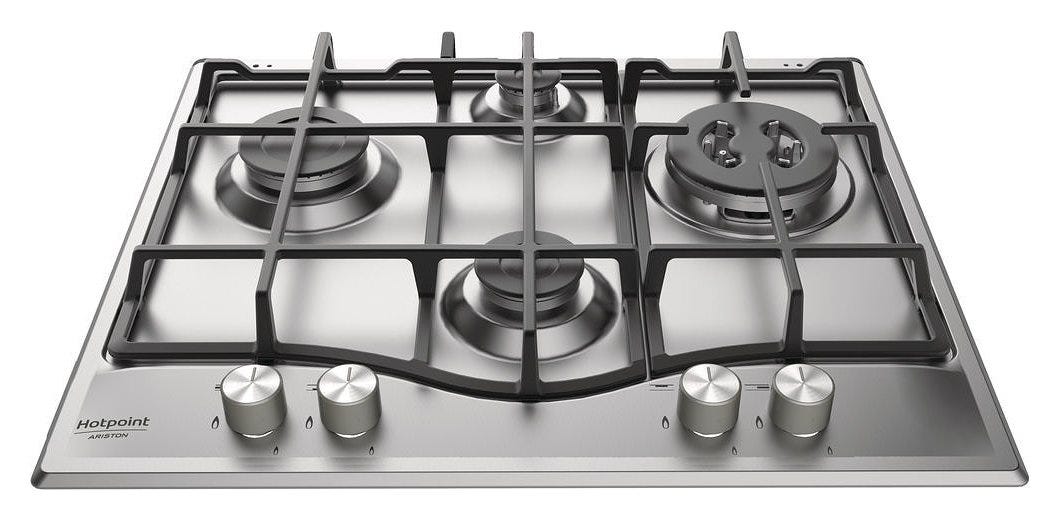 Hotpoint Ariston PCN 641 T/IX/HA Piano cottura a gas da incasso cm 60 - inox