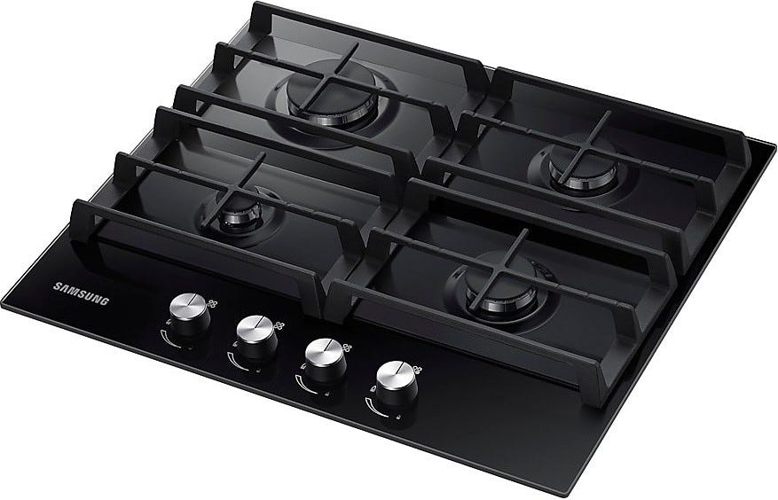 Samsung NA64H3010AK/T1 Piano cottura a gas cm. 60 - vetro nero